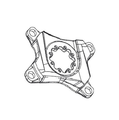 SRAM FORCE/RED 4-Arm 107mm Chainring Spider