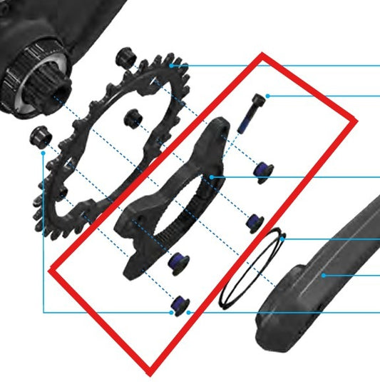 Gwiazda Korby SRAM do Silnika SPECIALIZED MAHLE SL 1.1 107 mm