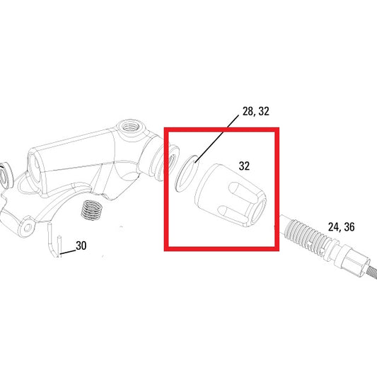 Zestaw Pokrętła ROCKSHOX SPEED ADJUST REVERB A2-B1