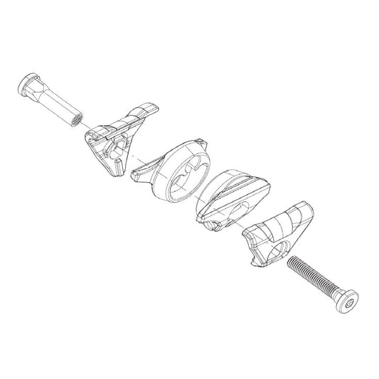 Zestaw Wózka do Owalnych Sztyft Siodła ROCKSHOX Reverb AXS A1/AXS XPLR