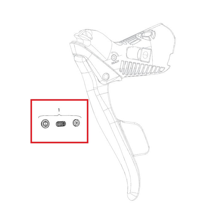Zestaw Sprężyn SRAM do Dźwigni FORCE/RED E-TAP AXS (x1)