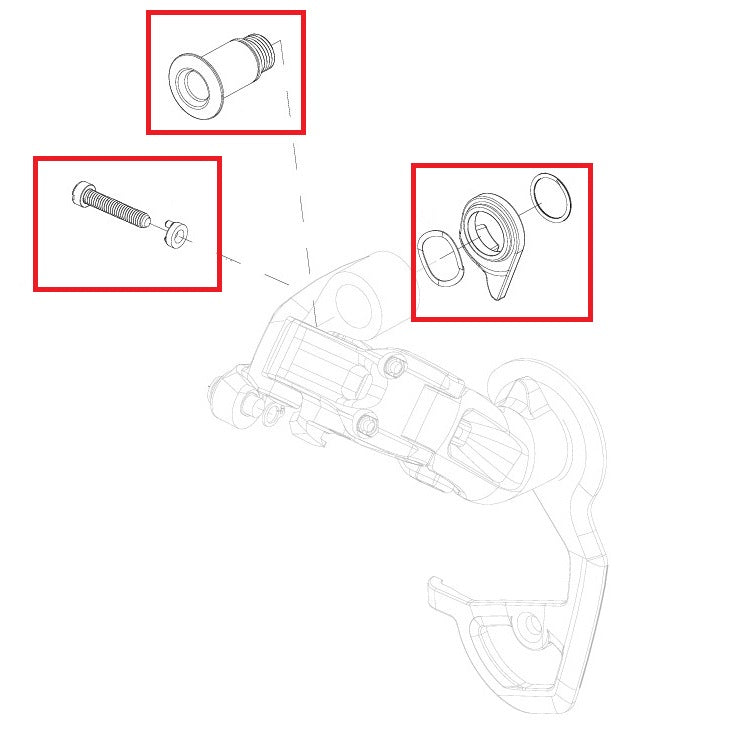 Κιτ Βιδών Ρύθμισης και Στερέωσης Μεταθέτη SRAM RED