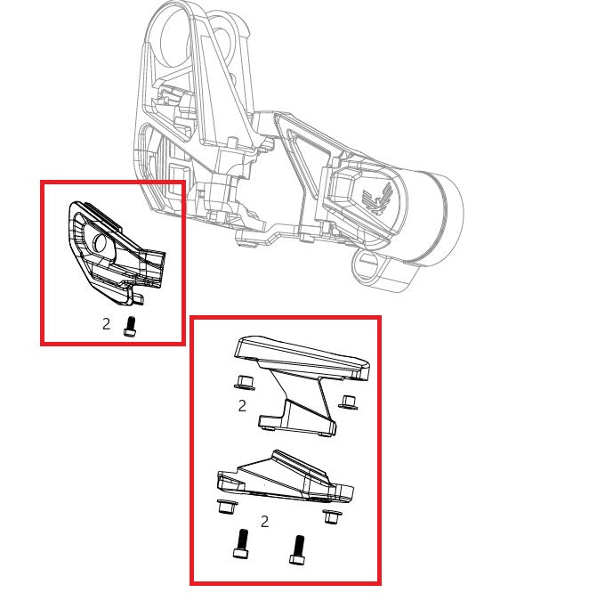 Beschermingskit Derailleur SRAM X0 T-Type Eagle AXS