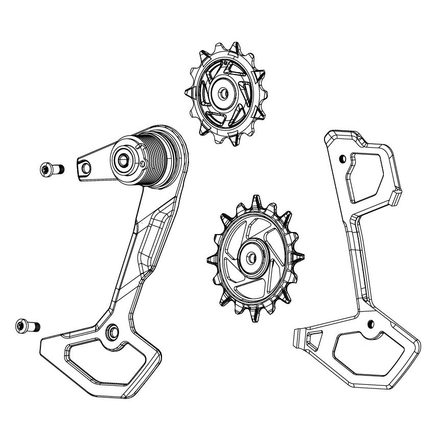 Klec + kladky SRAM XX-SL T-TYPE EAGLE AXS