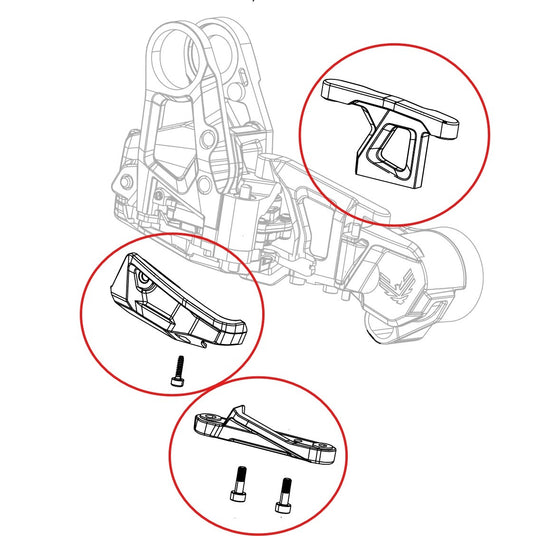 Beskyttelsessæt til Derailleur SRAM GX T-Type Eagle AXS