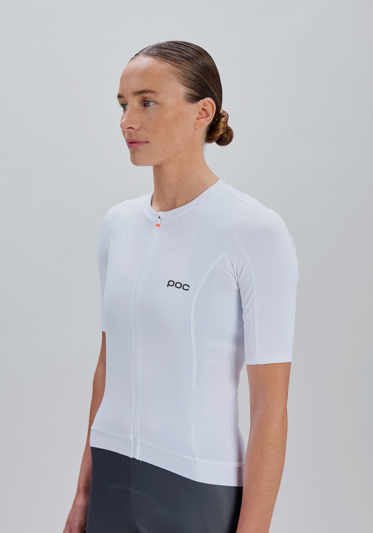 Wielershirt POC CADENCE Dames Korte Mouwen Wit