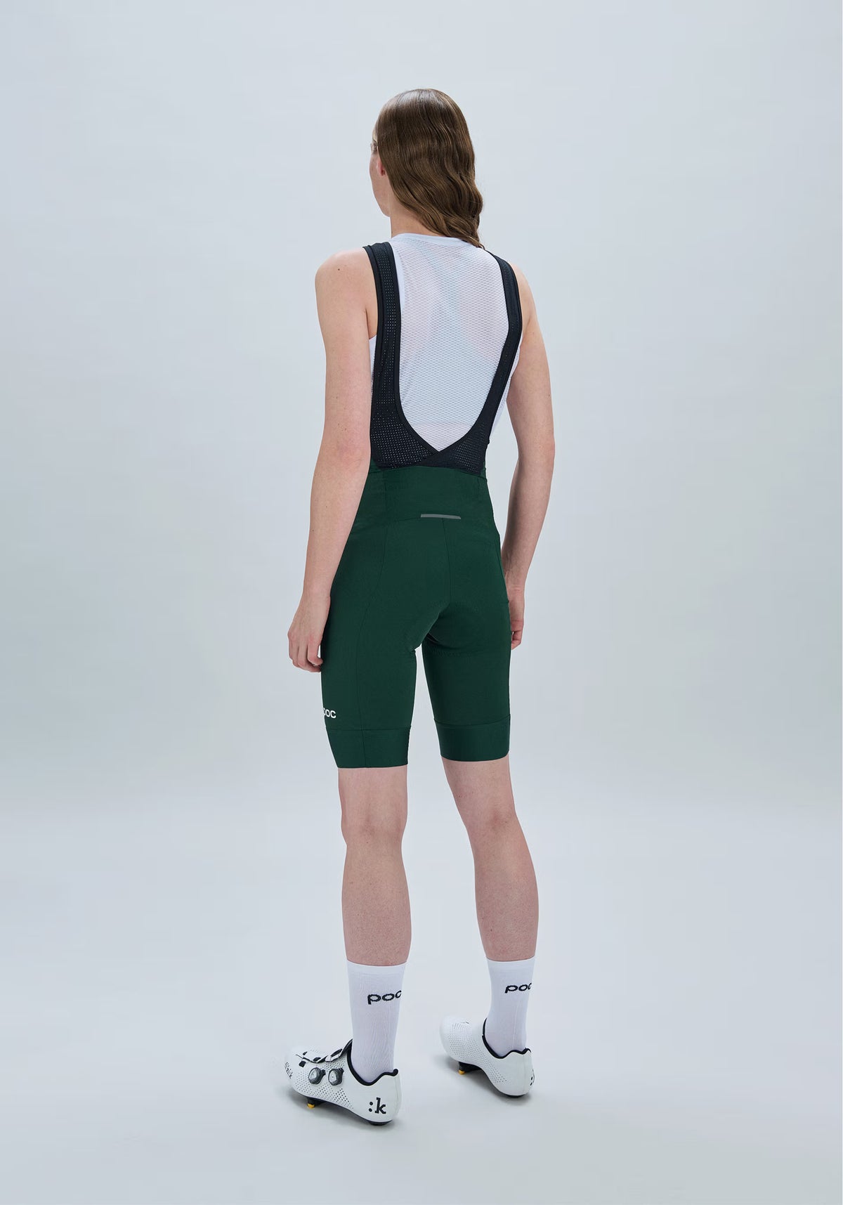 Korte Bibshort POC CADENCE Dames Groen
