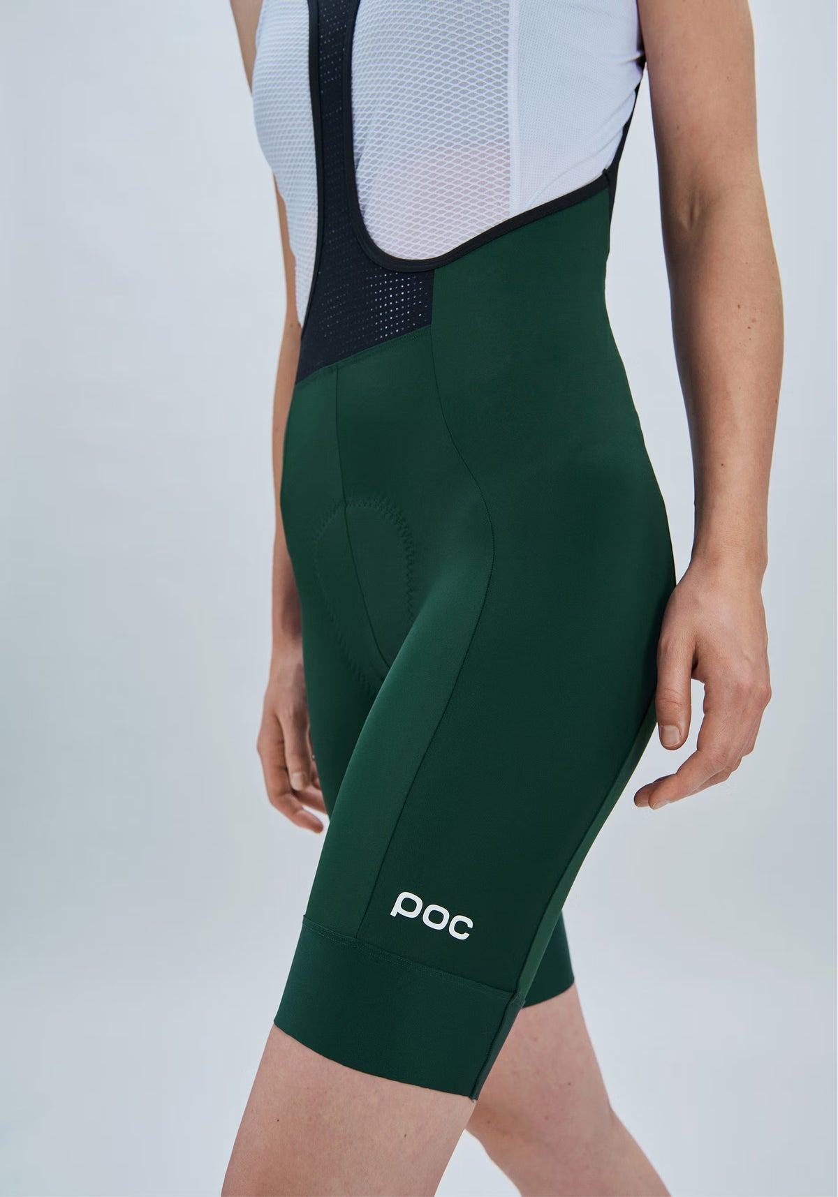 Korte Bibshort POC CADENCE Dames Groen