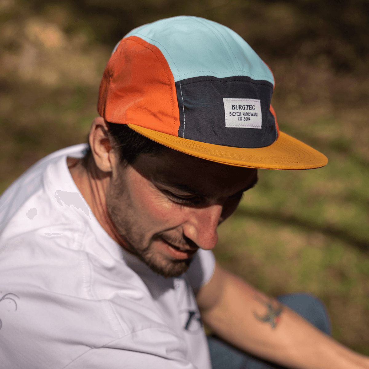 Καπέλο BURGTEC COURIER FIVE PANEL Μουστάρδα