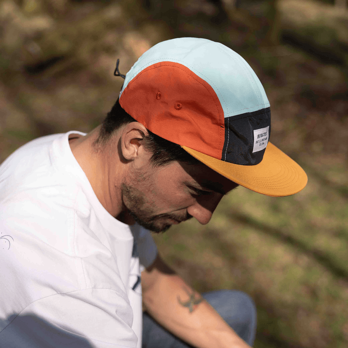 Καπέλο BURGTEC COURIER FIVE PANEL Μουστάρδα