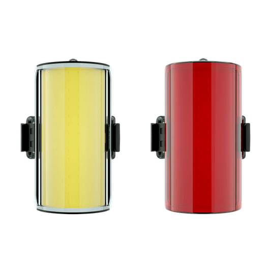 For- og Baglygtsæt KNOG MID COBBER TWINPACK