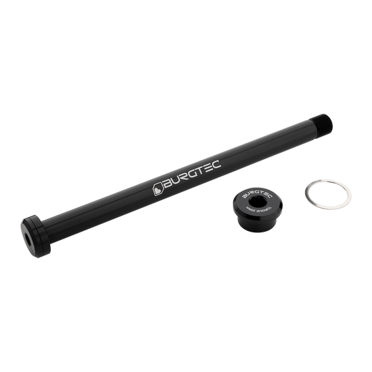 BURGTEC 173mm x 12mm 1.0mm Rear Axle for Rocky Mountain Frame Black