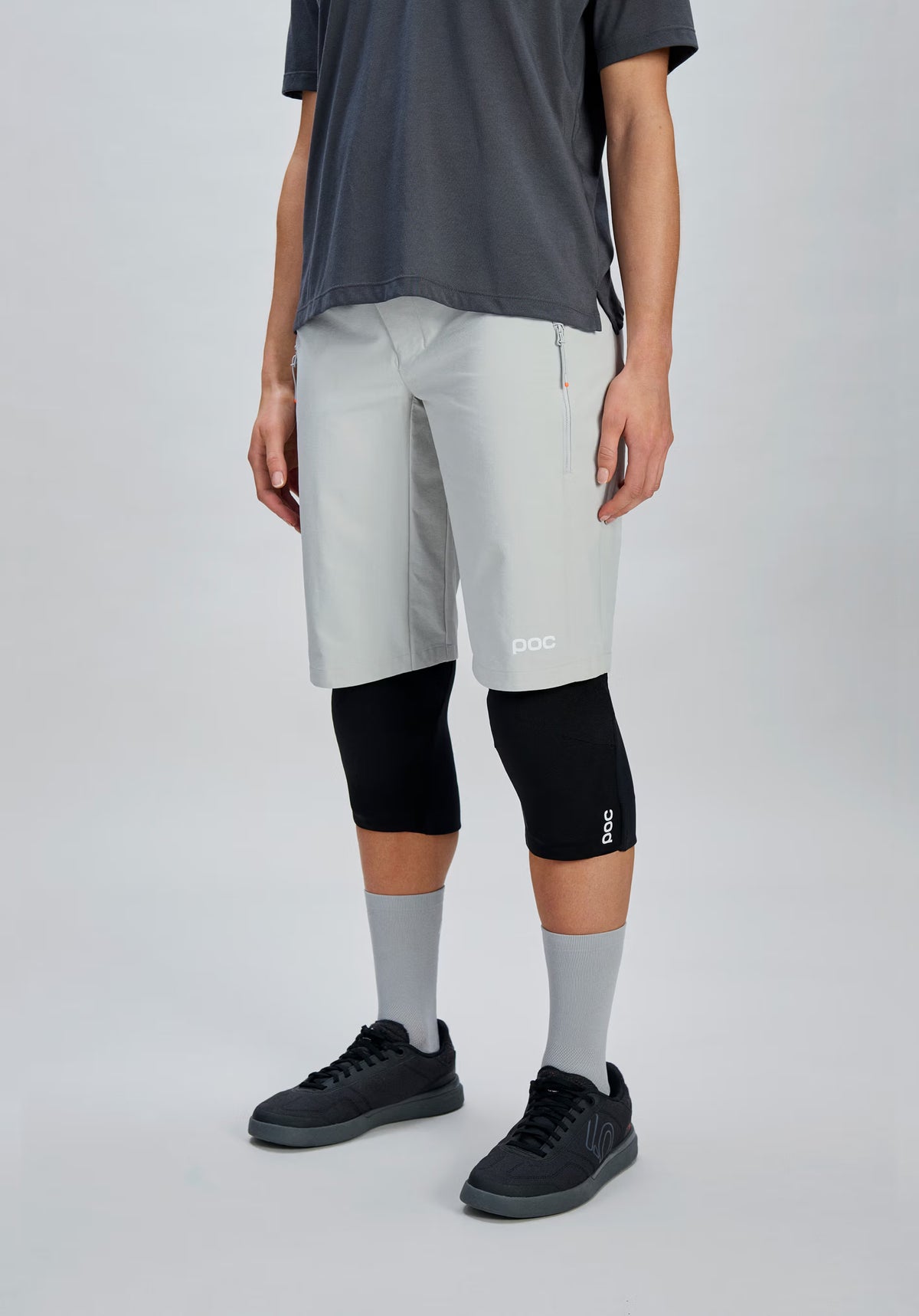 POC MOTION Short Dame Grå