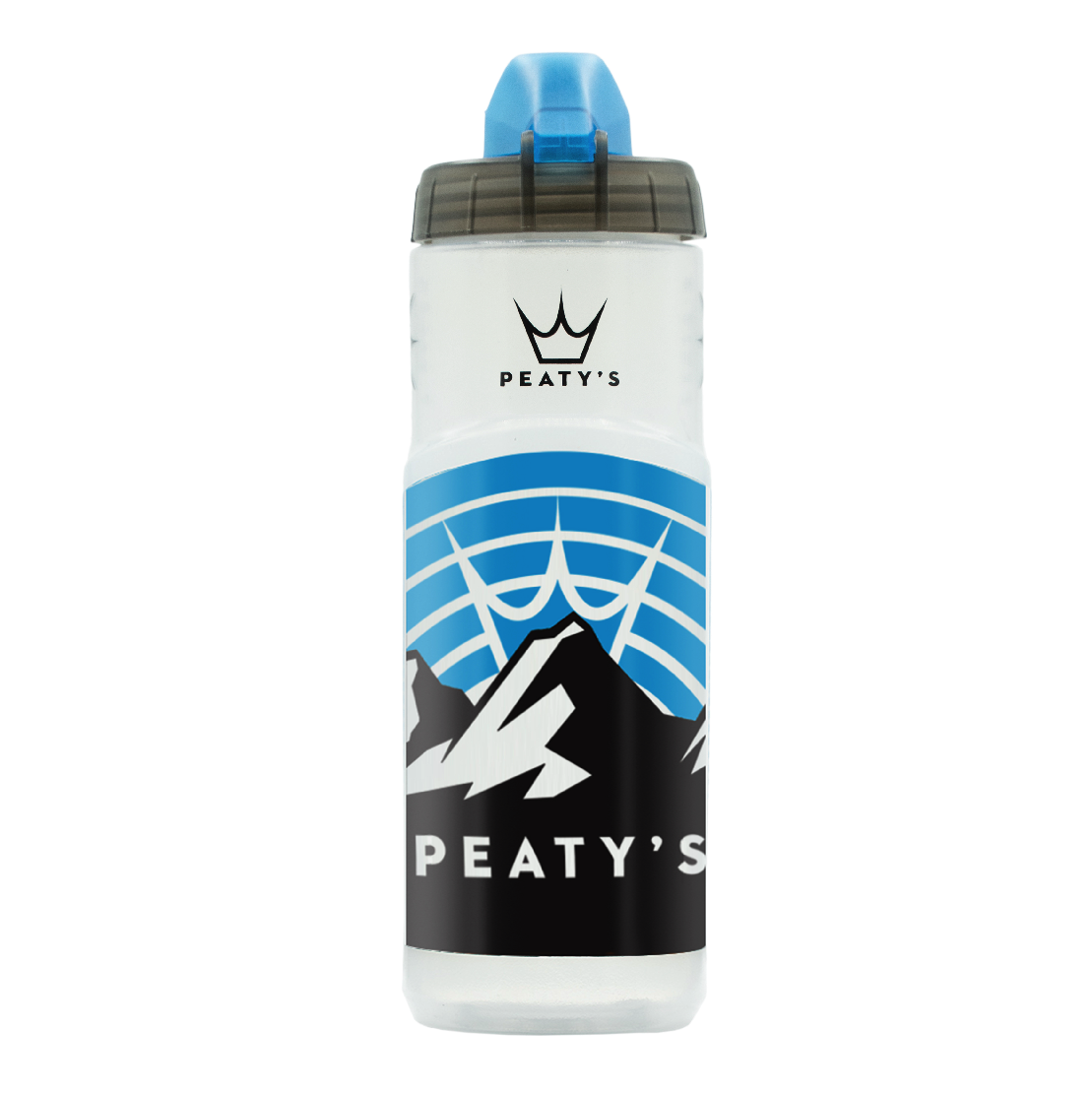 PEATY'S X FIDLOCK Sunrise Bottle and Bottle Cage Kit (600ml) Clear