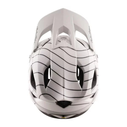 TROY LEE DESIGNS STAGE STUNT AIRWAVES PUMICE MIPS-mountainbikehelm Wit/Zwart