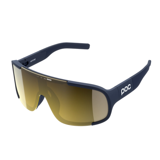 POC ASPIRE Sunglasses Marine Clarity Road Partly Sunny Gold Lens