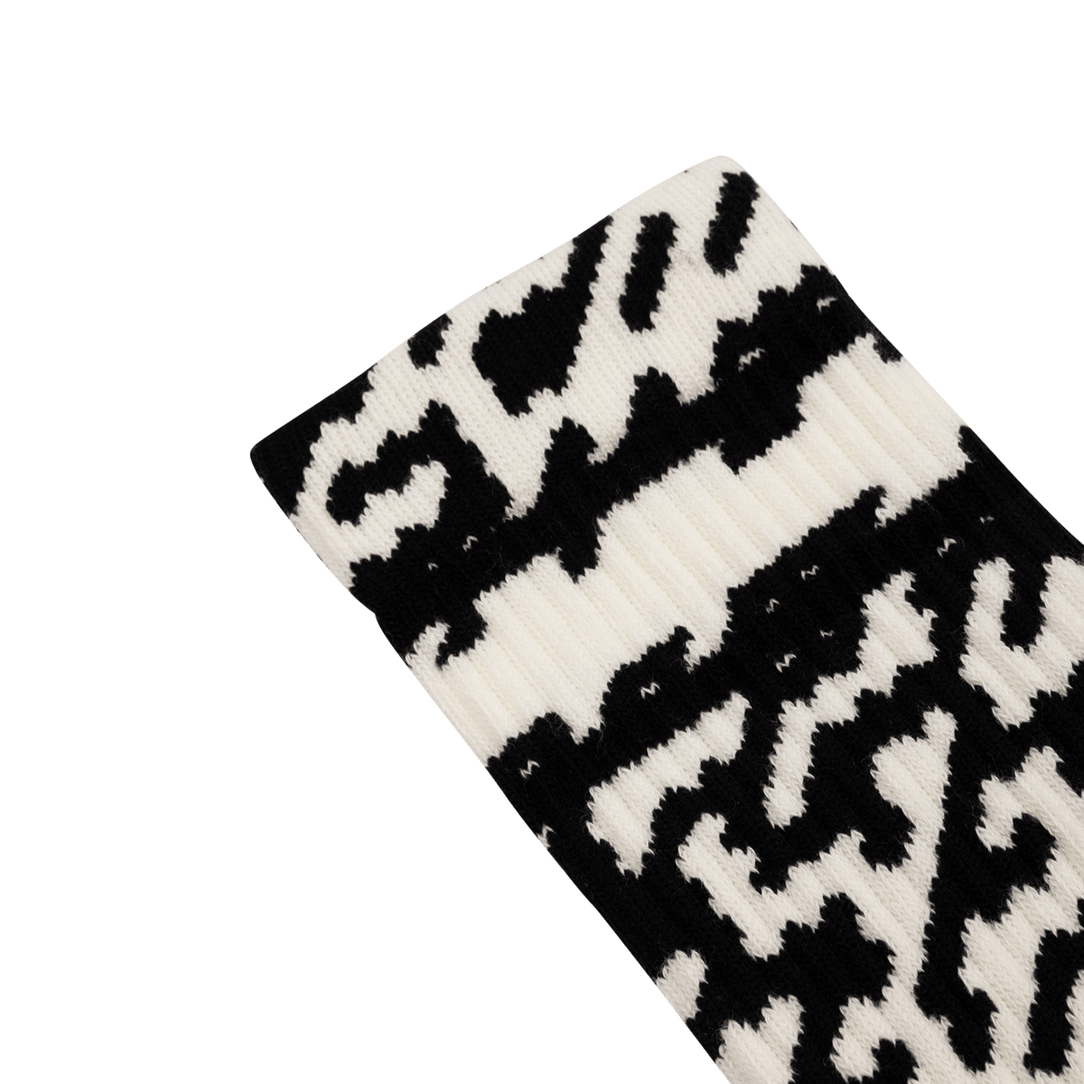 Strumpor BURGTEC EVERYDAY CREW PATTERNED Svart/Vit