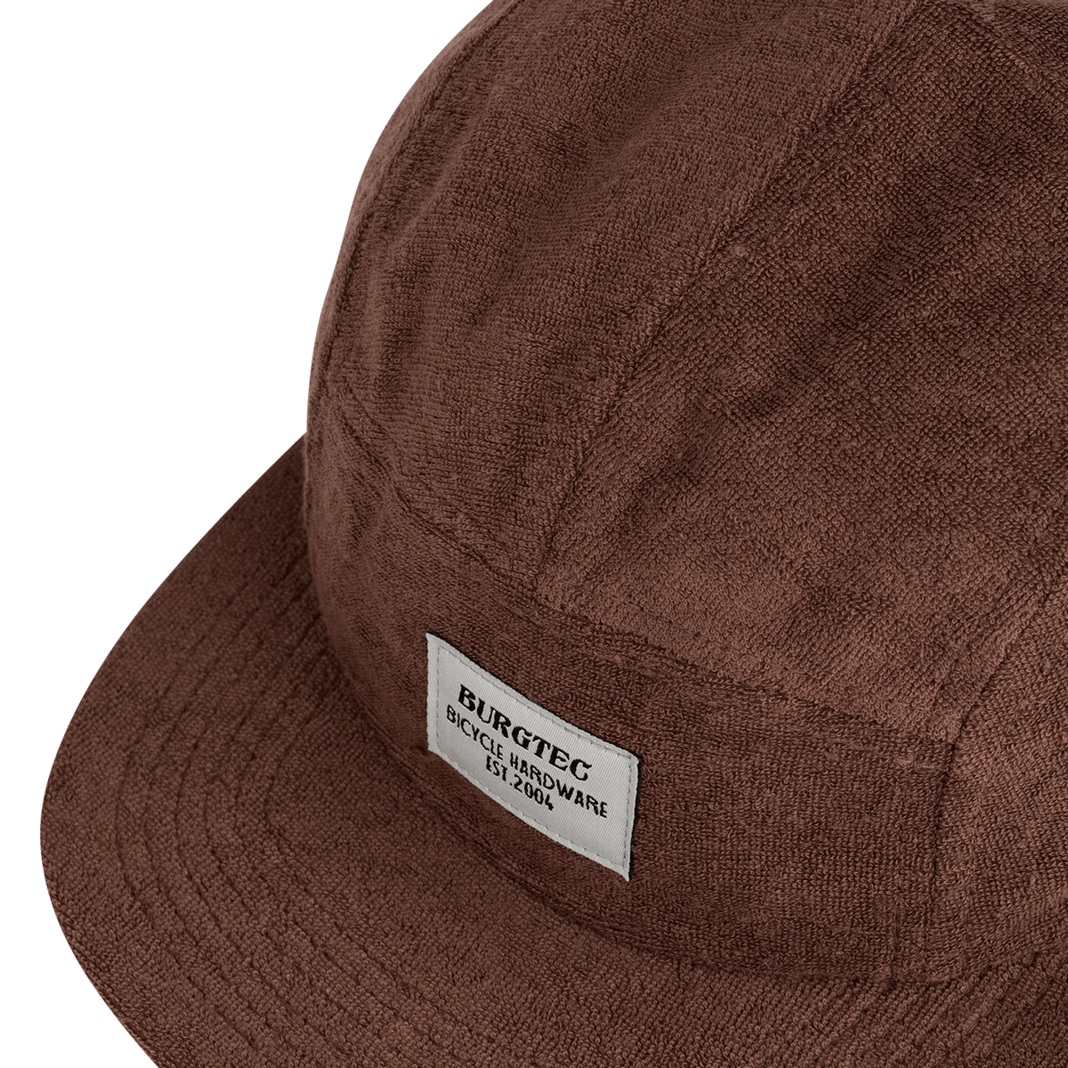 Czapka z daszkiem BURGTEC ARCADE FIVE PANEL Brązowa