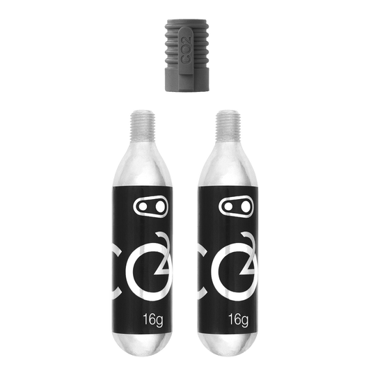 Gwintowany nabój CO2 CRANKBROTHERS 16 g z głowicą przebijającą Klic (2 szt.)