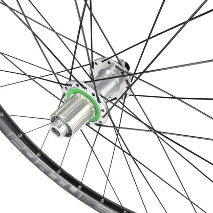 HOPE FORTUS 30 W 27.5" PRO 5 -takapyörä, 12x148 mm, hopea