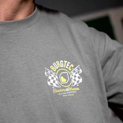 Tričko BURGTEC ALPINE SPEEDWAY sivé