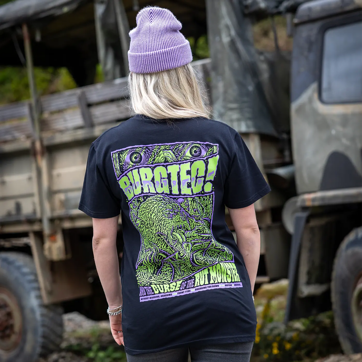 T-paita BURGTEC RUT MONSTER Musta