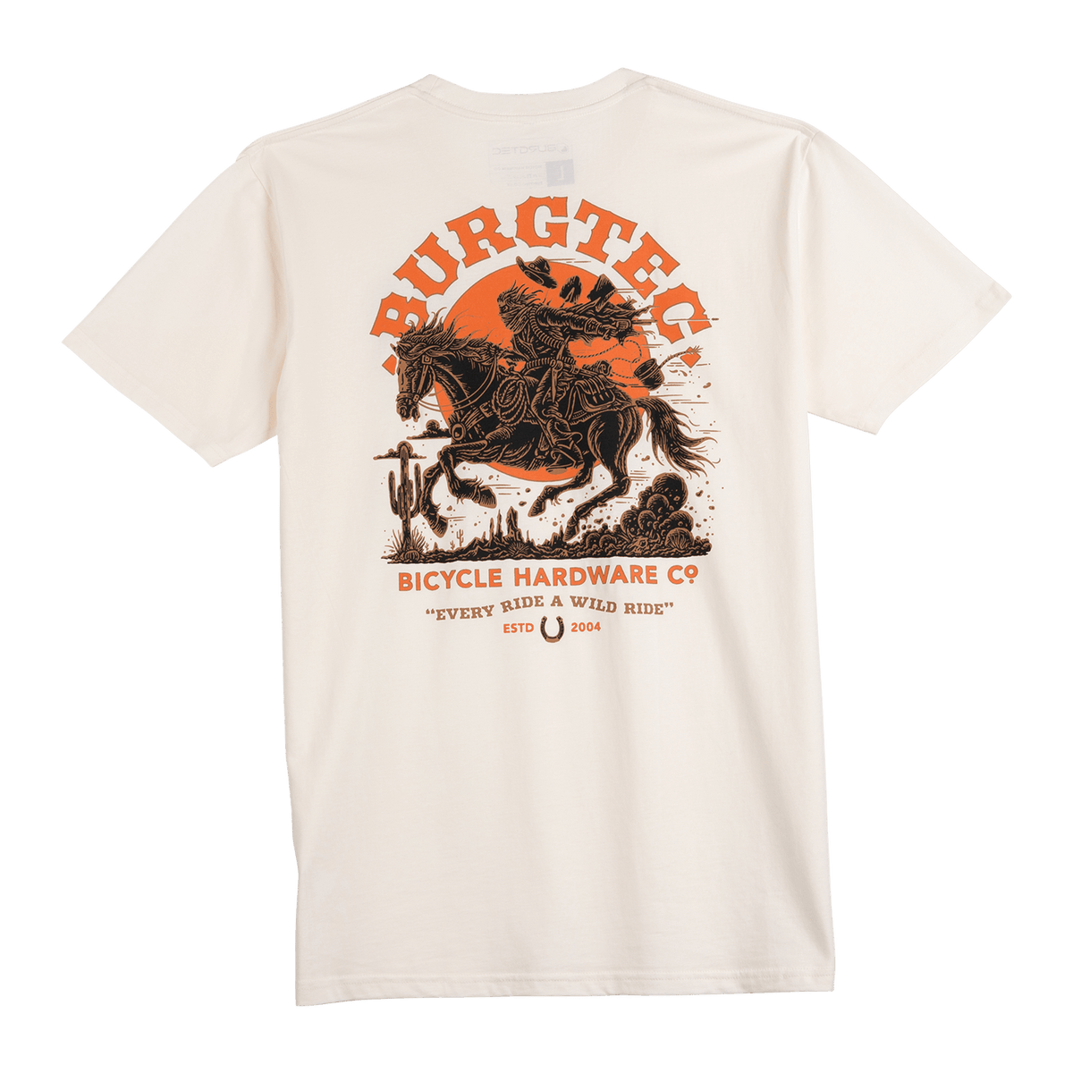 T-Shirt BURGTEC WILD RIDE Beige