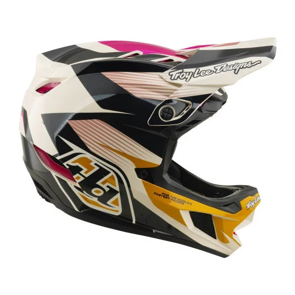 TROY LEE DESIGNS D4 POLYACRYLITE MIPS TURBO ACID Fuchsia MTB-HELM