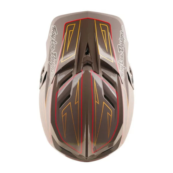 TROY LEE DESIGNS D4 POLYACRYLITE MIPS SHADOW PRO Brown MTB Helmet
