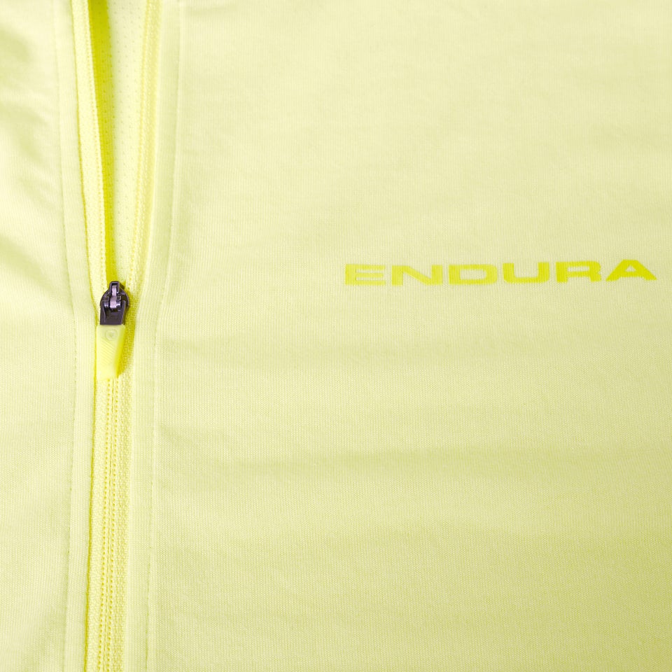 Trøje ENDURA LOOP ZIPPED Korte Ærmer Oilseed