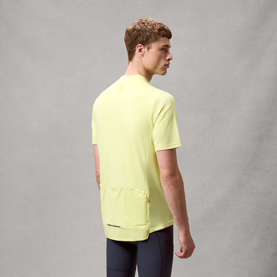 Trøje ENDURA LOOP ZIPPED Korte Ærmer Oilseed