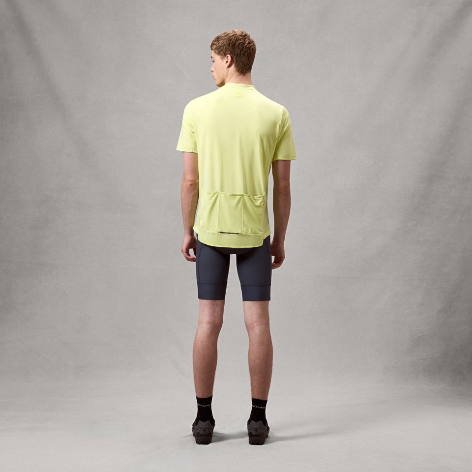 Trøje ENDURA LOOP ZIPPED Korte Ærmer Oilseed