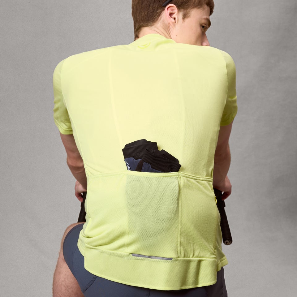 Trøje ENDURA LOOP ZIPPED Korte Ærmer Oilseed