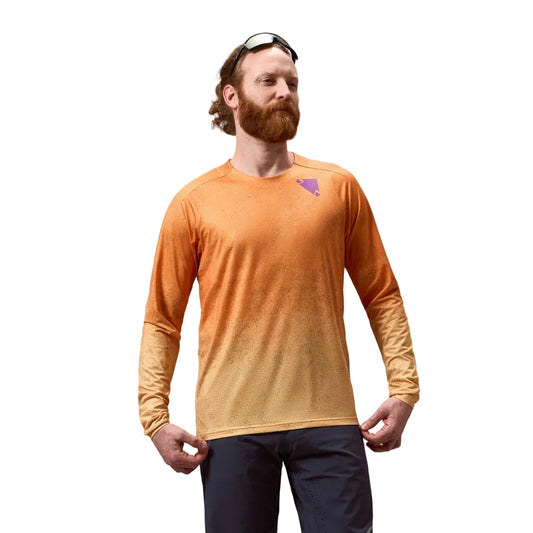 Shirt ENDURA SINGLETRACK PRINT Lange Mouwen End Orange