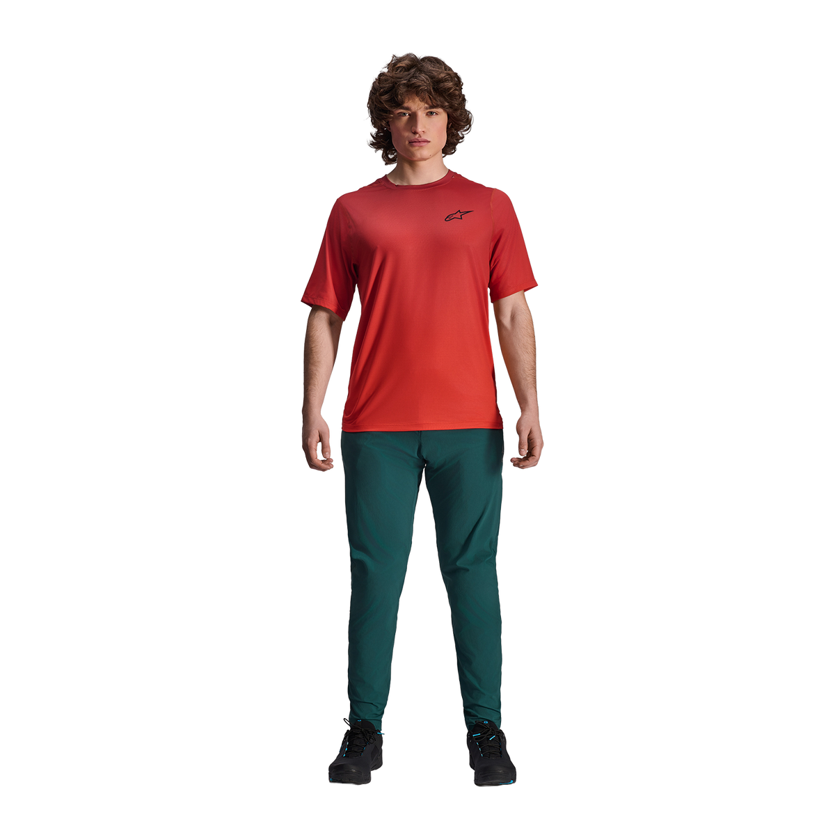 Tröja ALPINESTARS A-DURA RISE Korta Ärmar Orange