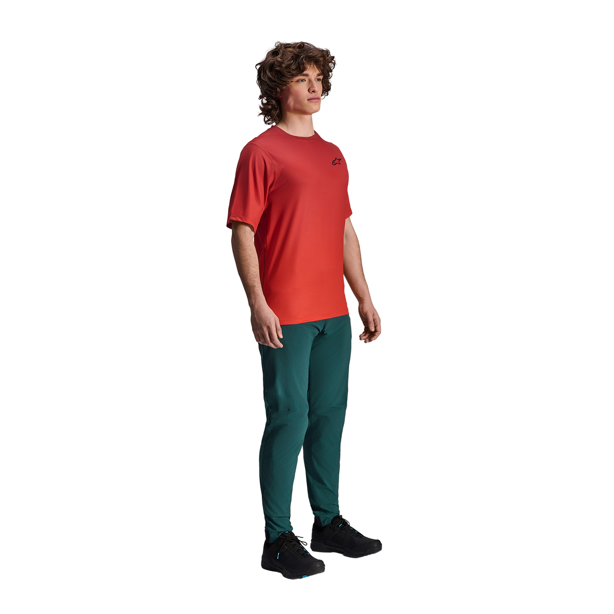 Tröja ALPINESTARS A-DURA RISE Korta Ärmar Orange