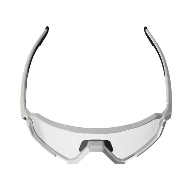 LEATT RIDEVIZ PRO SMALL Glasses White Iriz Silver Lens