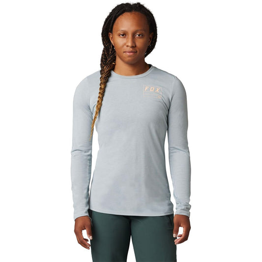 FOX RANGER DRIRELEASE Jersey Lange Mouwen Dames Lichtblauw