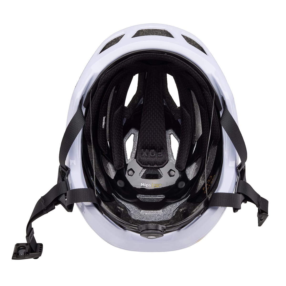 FOX CROSSFRAME PRO MIPS SOLIDS White MTB/Gravel Helmet