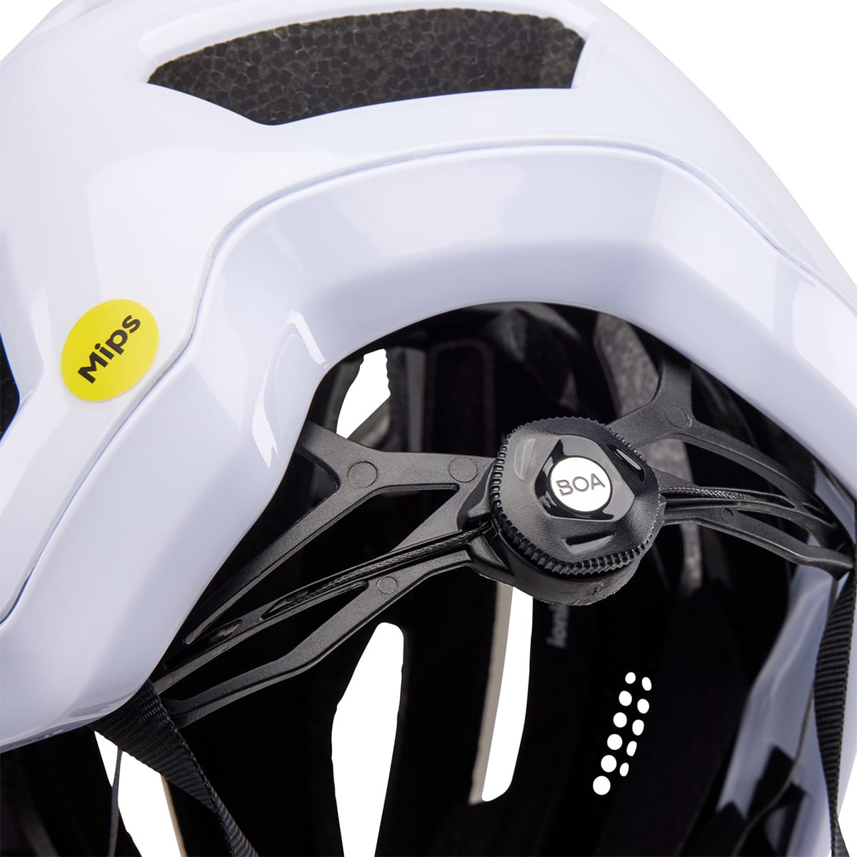 FOX CROSSFRAME PRO MIPS SOLIDS White MTB/Gravel Helmet