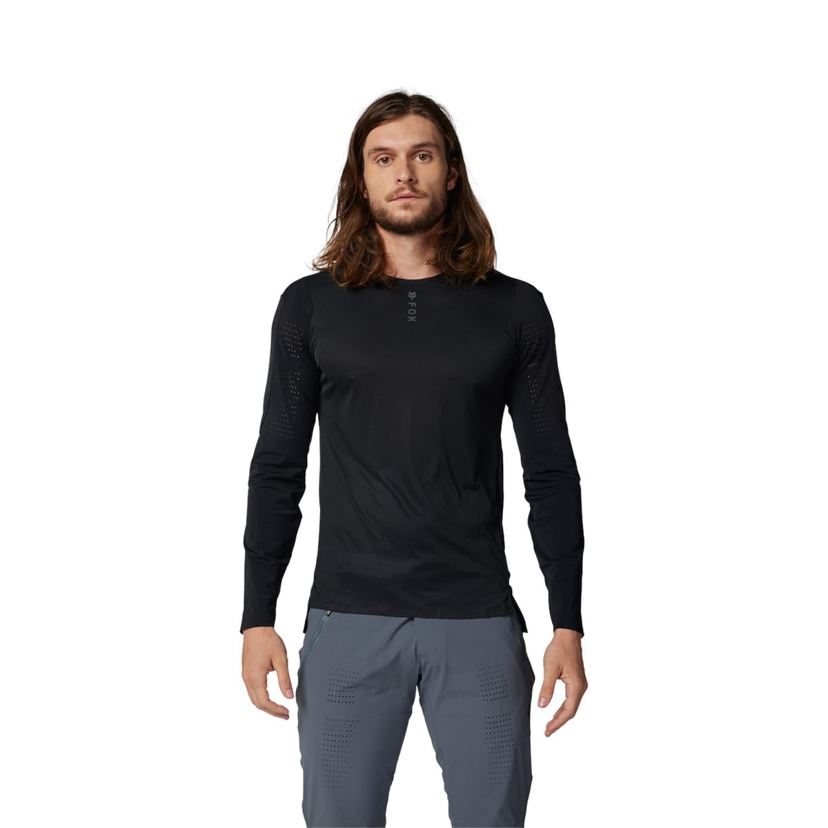 FOX FLEXAIR PRO Long Sleeve Jersey Black 2024