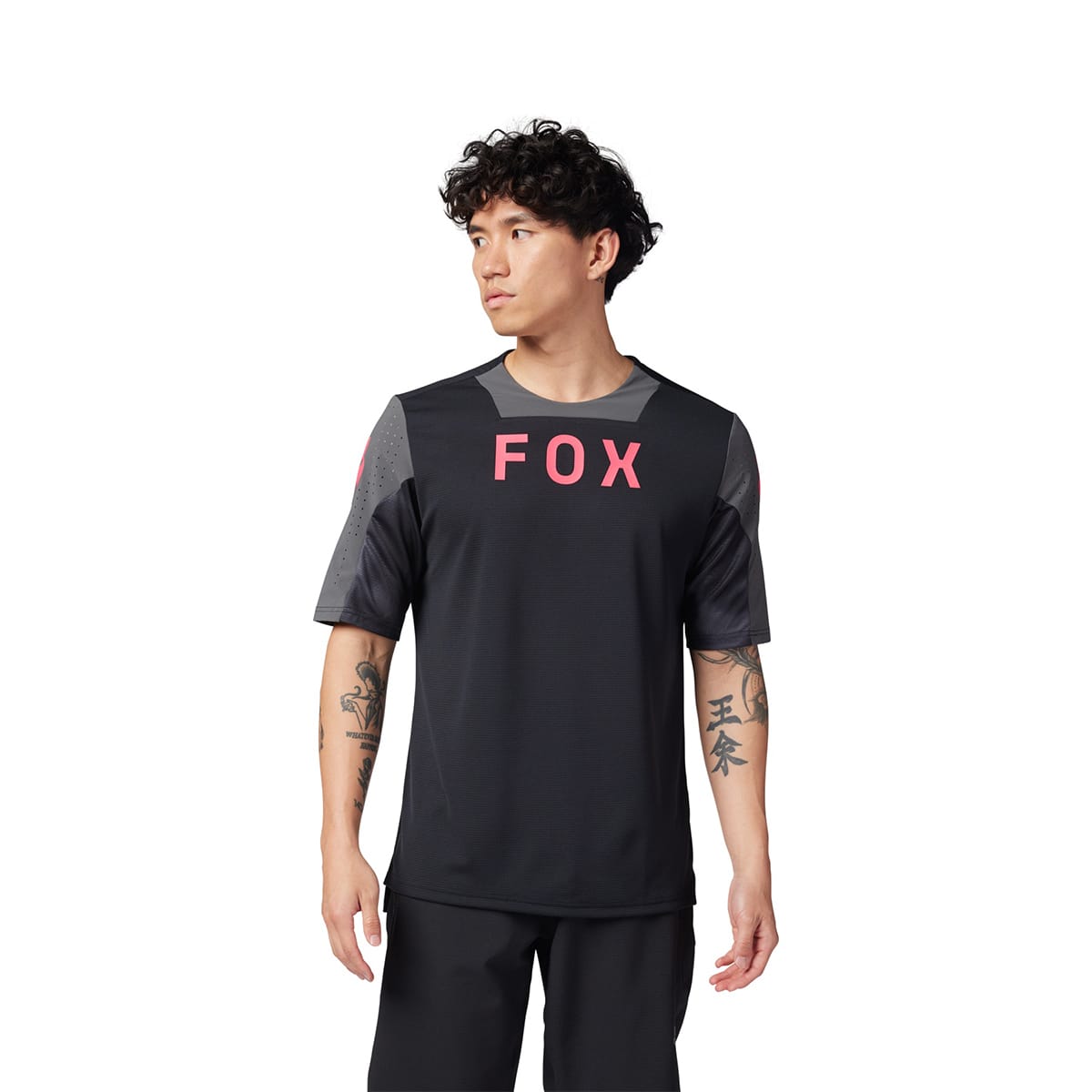 Μπλουζάκι FOX DEFEND TAUNT Κοντά Μανίκια Μαύρο