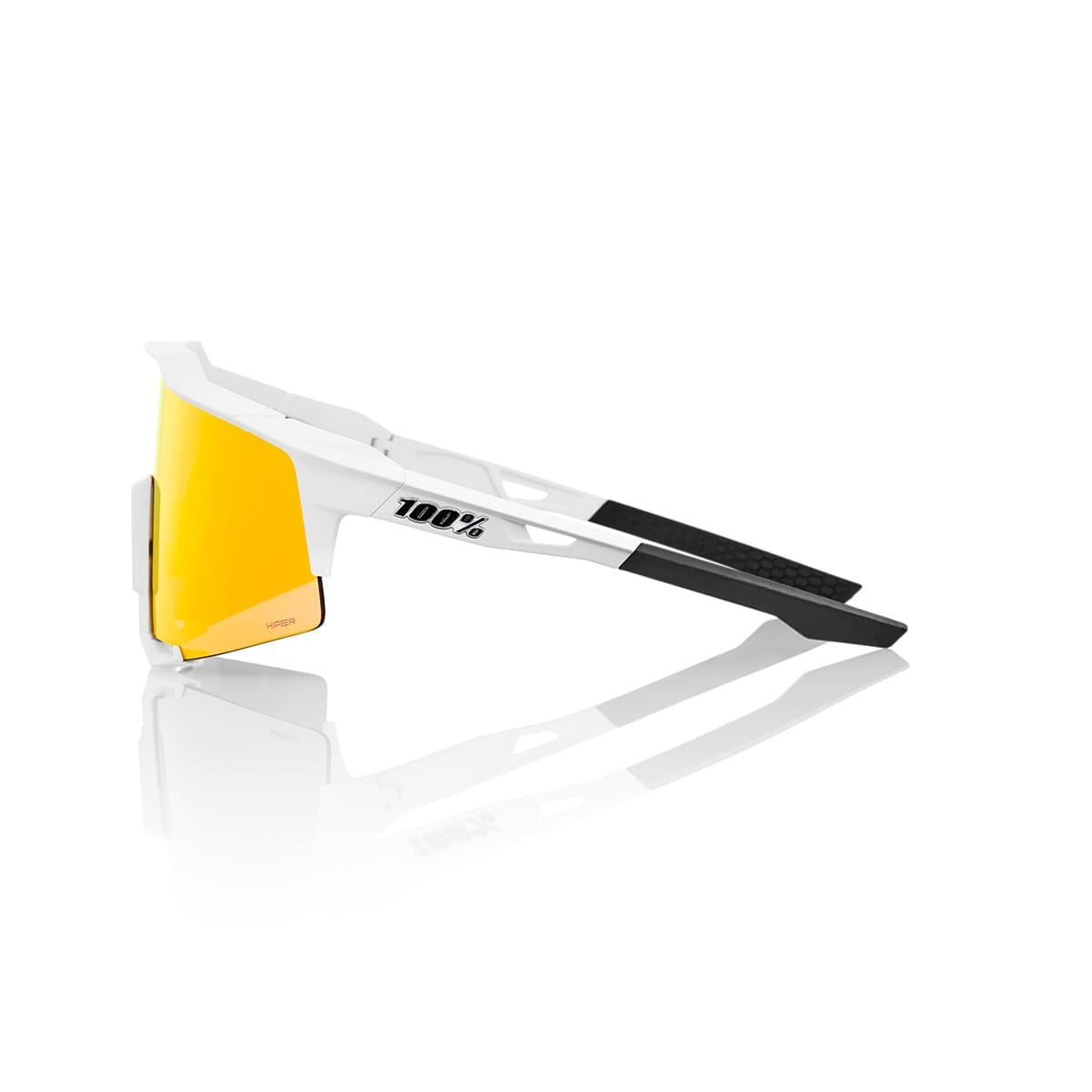 Brýle 100% SPEEDCRAFT SOFT Bílé Hiper Mirror Červené
