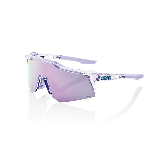 100% SPEEDCRAFT XS POLISHED Translucent Hiper Mirror Lavender Glasses