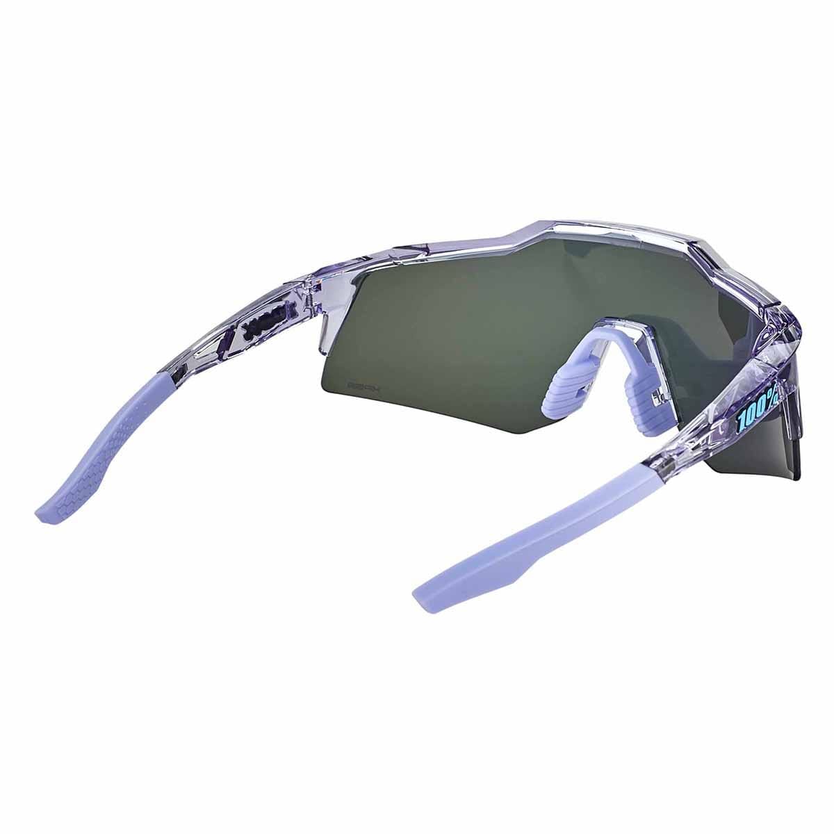 100% SPEEDCRAFT XS POLISHED Translucent Hiper Mirror Lavender Glasses