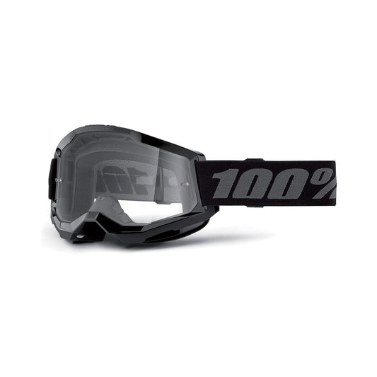 Masker 100% STRATA 2 Zwart Helder Scherm