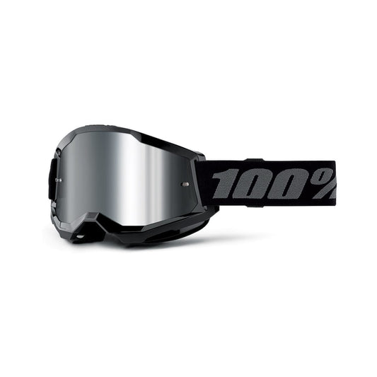 Masker 100% STRATA 2 Zwart Mirror Grijs