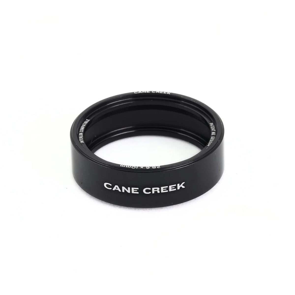 CANE CREEK Interlock 110 juodas distancinis žiedas, 1 1/8", 10 mm