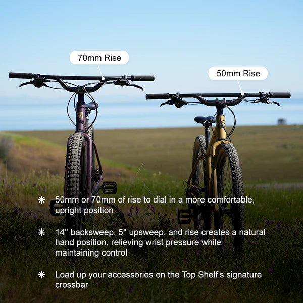REDSHIFT Top Shelf Flat Rise 70mm 800mm Handlebar