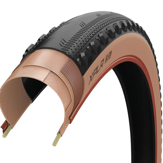 ZIPP GOODYEAR SLICK XPLR 700c Tubeless Ready-dæk brun